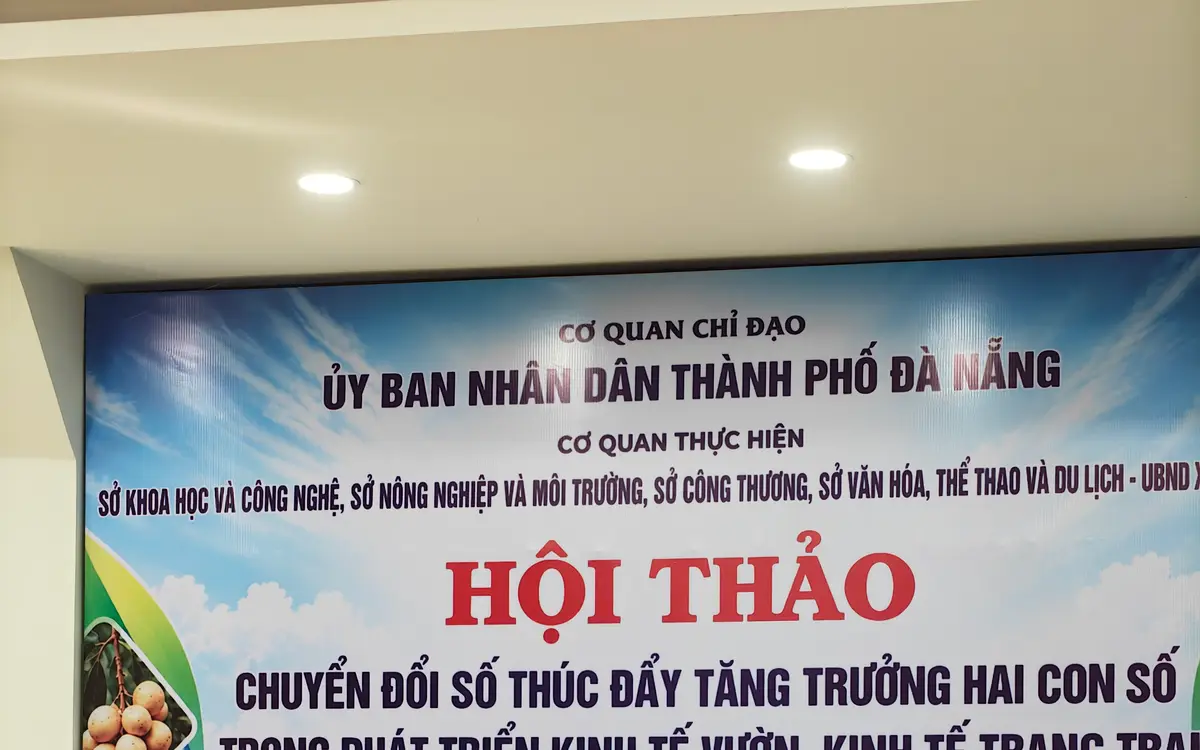 Băng rôn hội thảo